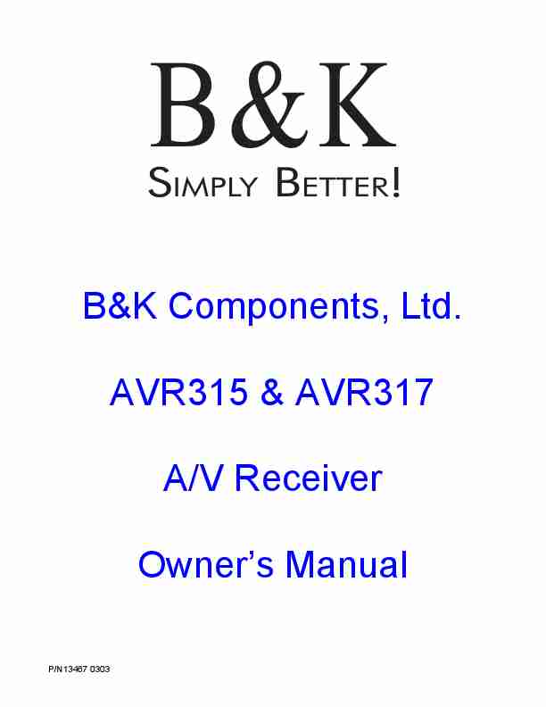 B&K; Stereo Receiver AVR315-page_pdf